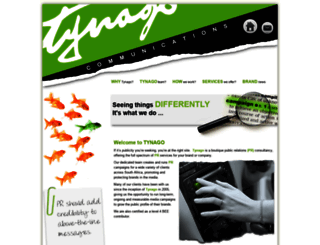 tynago.co.za screenshot