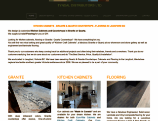 tyndaldistributors.ca screenshot