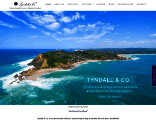 tyndall.net.au screenshot