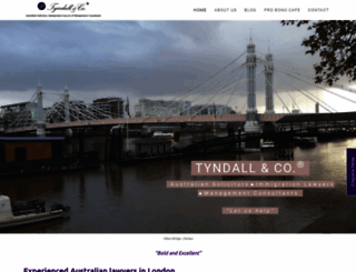 tyndallco.uk screenshot