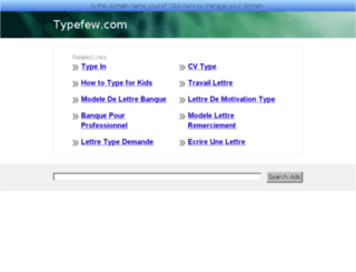 typefew.com screenshot