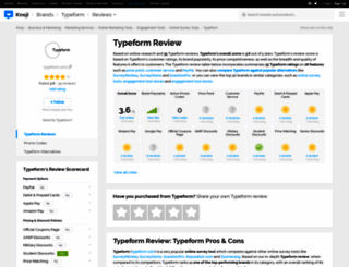 typeform.knoji.com screenshot