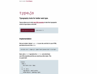 typejs.org screenshot