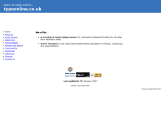 typeonline.co.uk screenshot