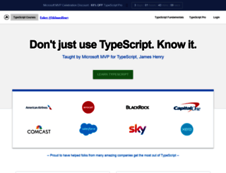 typescriptcourses.com screenshot
