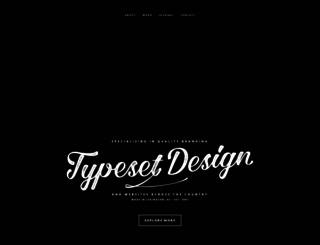 typesetdesign.com screenshot