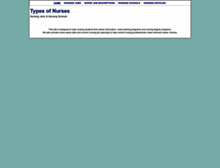 typesofnurses.net screenshot