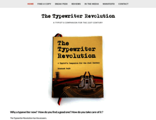 typewriterrevolution.com screenshot