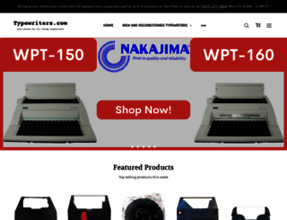 typewriters.com screenshot