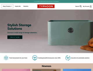 typhoonhousewares.com screenshot