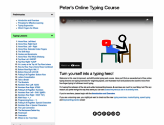 typing-lessons.org screenshot