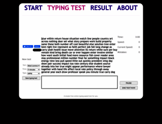 typingtestonline.org screenshot