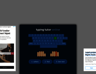 typingtutor-online.com screenshot