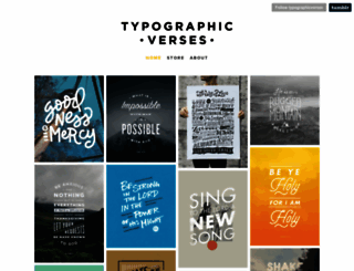 typographicverses.com screenshot
