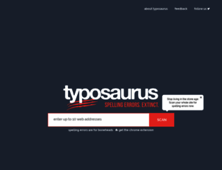 typosaur.us screenshot
