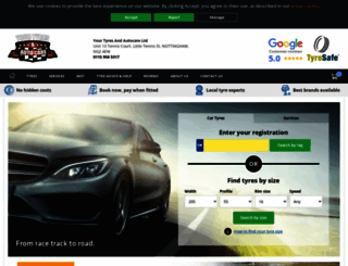 tyre-fitters-nottingham.co.uk screenshot