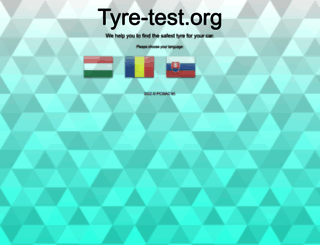 tyre-test.org screenshot