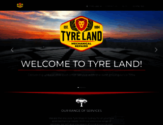 tyreland.com.au screenshot