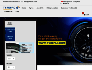 tyrepac.com.sg screenshot