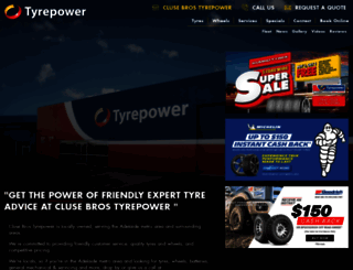 tyrepowerparafield.com.au screenshot