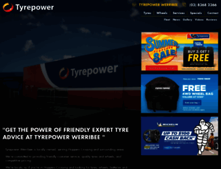 tyrepowerwerribee.com.au screenshot