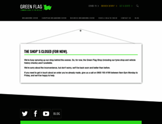 tyres.greenflag.com screenshot
