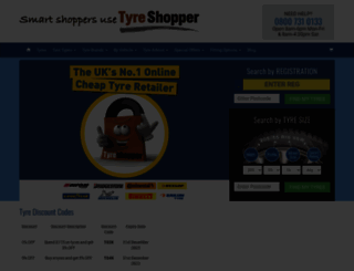 tyreshopper.co.uk screenshot