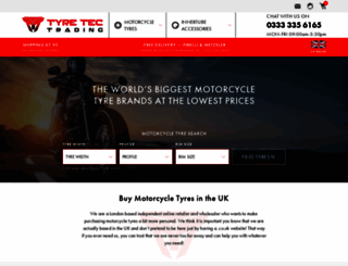 tyretectrading.co.uk screenshot