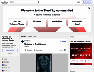tyrocity.com screenshot