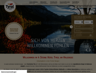 tyrol-haldensee.com screenshot