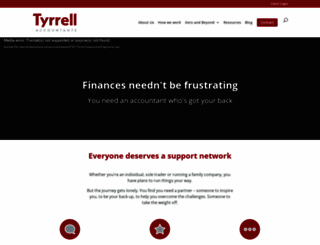 tyrrellandcompany.co.uk screenshot