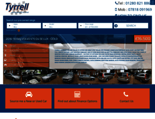 tyrrellautomotive.com screenshot