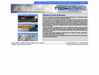 tysonenterprises.com screenshot