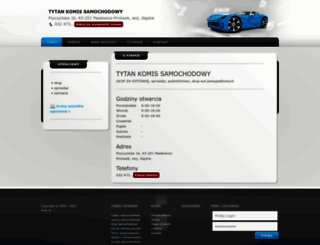 tytan.auto.com.pl screenshot