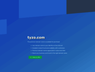 tyzo.com screenshot