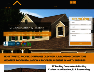 tz-roofing.com screenshot