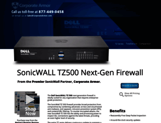 tz500-firewall.com screenshot