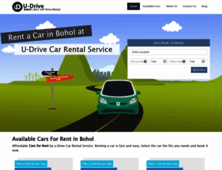 u-drivebohol.com screenshot