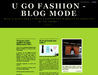 u-go-fashion.fr screenshot