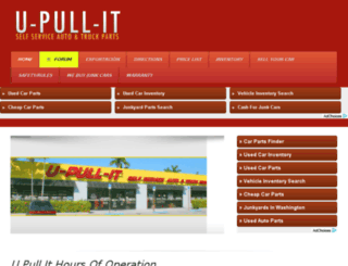 u-pull-it.com screenshot