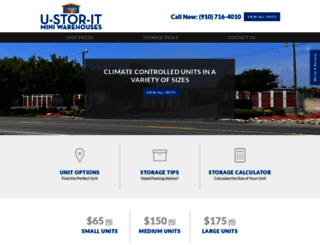 u-stor-itminiwarehouses.com screenshot