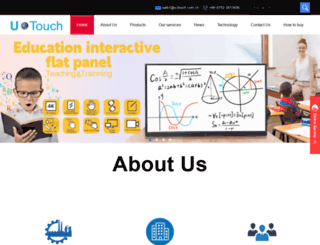 u-touchscreen.com screenshot