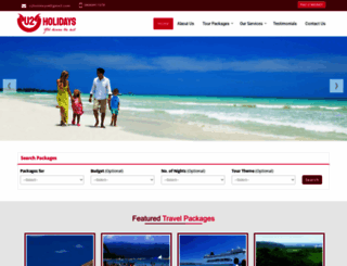 u2holidays.co.in screenshot