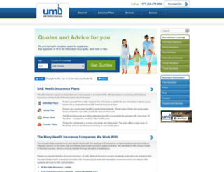 uae-medical-insurance.com screenshot