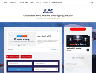 uae-shipping.net screenshot
