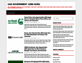 uae.governmentjobs.guru screenshot