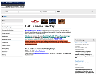 uaebusinessdirectory.com screenshot