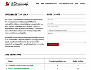 uaeinvestorvisa.com screenshot