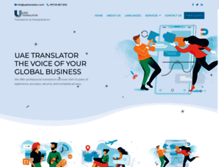 uaetranslator.com screenshot