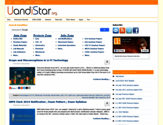 uandistar.org screenshot